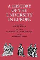 Universities in the Middle Ages /