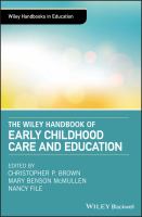 The Wiley handbook of early childhood care and education /