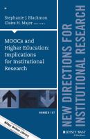 MOOCs and higher education : implications for institutional research /