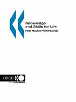 Knowledge and skills for life : first results from the OECD Programme for International Student Assessment (PISA) 2000.