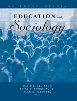 Education and sociology : an encyclopedia /