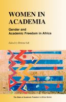 Women in academia : gender and academic freedom in Africa /