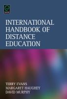International handbook of distance education