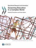 Governing education in a complex world /