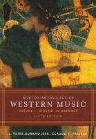 Norton anthology of Western music /