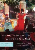 Norton anthology of western music /