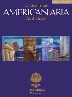 American aria anthology : mezzo-soprano /