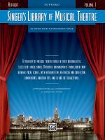 Singer's library of musical theatre : 35 songs from the Broadway stage /