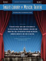 Singer's library of musical theatre : 35 songs from the Broadway stage /