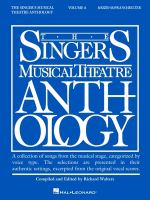 The singer's musical theatre anthology.