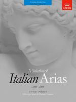 A Selection of Italian arias, 1600-1800.
