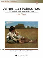 American folksongs : 35 arrangements for voice & piano /