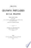 Chants et chansons populaires de la France : chansons et chansonettes : chansons burlesques et satiriques /