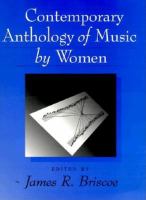 Contemporary anthology of music by women /