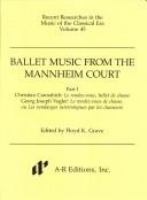 Ballet music from the Mannheim court /