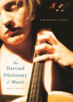 The Harvard dictionary of music /