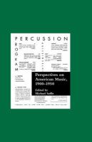 Perspectives on American music, 1900-1950 /