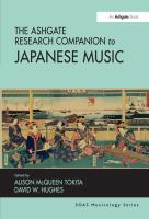 The Ashgate research companion to Japanese music /