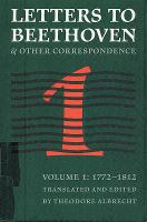 Letters to Beethoven and other correspondence /