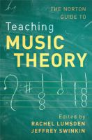 Norton guide to teaching music theory /