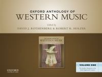 Oxford anthology of Western music /