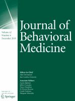 Journal of behavioral medicine.