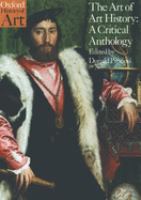 The art of art history : a critical anthology /