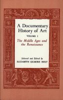 A Documentary history of art /