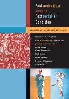 Postmodernism and the postsocialist condition : politicized art under late socialism /