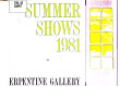 Summer shows 1981 /