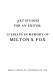Art studies for an editor : 25 essays in memory of Milton S. Fox.