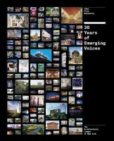 30 Years of Emerging Voices : Idea, Form, Resonance /