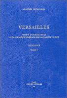 Versailles : dessins d'architecture de la Direction générale des bâtiments du roi /