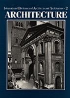 International dictionary of architects and architecture /