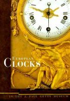 European clocks in the J. Paul Getty Museum /