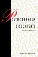 Postmodernism and its discontents : theories, practices /