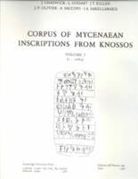 Corpus of Mycenaean inscriptions from Knossos /