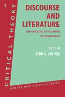 Discourse and literature /