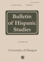 Bulletin of Hispanic studies.