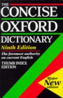 The concise Oxford dictionary of current English.