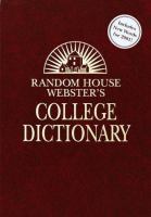 Random House Webster's college dictionary.
