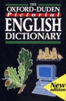 The Oxford-Duden pictorial English dictionary /