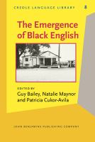 The Emergence of Black English : text and commentary /