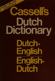 Cassell's English-Dutch, Dutch-English dictionary /