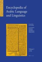 Encyclopedia of Arabic language and linguistics /