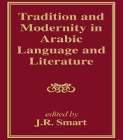 Tradition and modernity in Arabic language and literature /