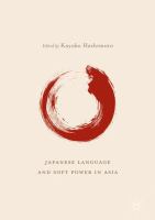 Japanese language and soft power in Asia /