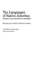 The Languages of Native America : historical and comparative assessment /