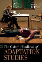 The Oxford handbook of adaptation studies /