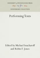 Performing texts /